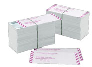 Накладки картонные для пачек денежных билетов